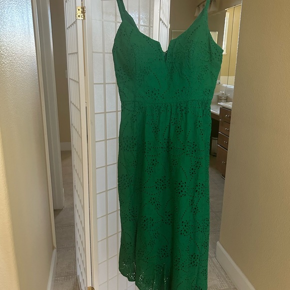 Guess Green Midi Lace Dress - Picture 1 of 3